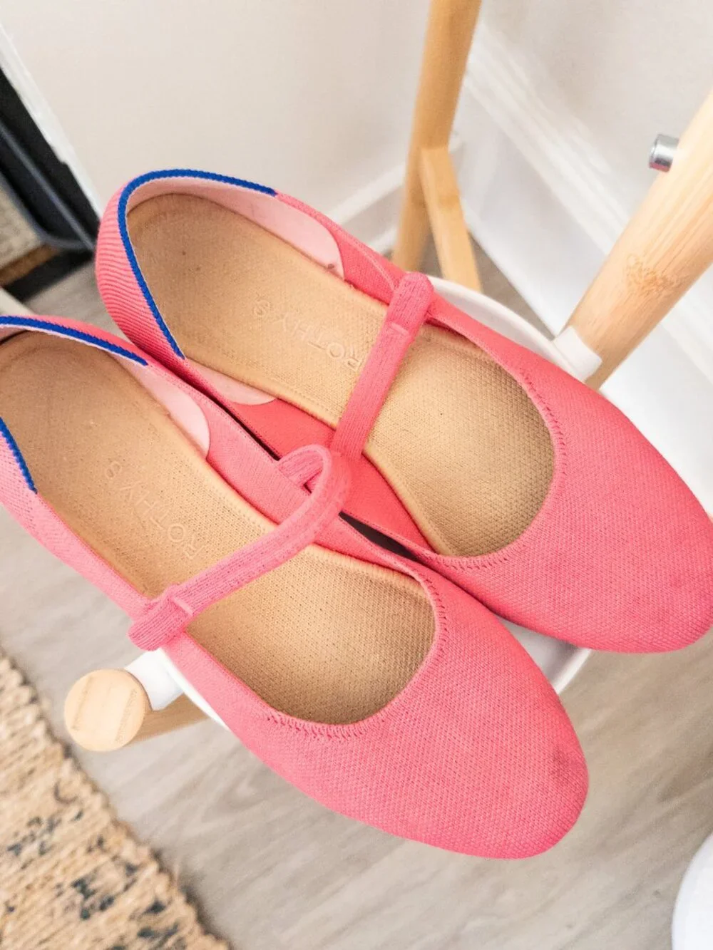 Rothy’s Ballerina Mary Jane Slippers - Pink Size 9.5
